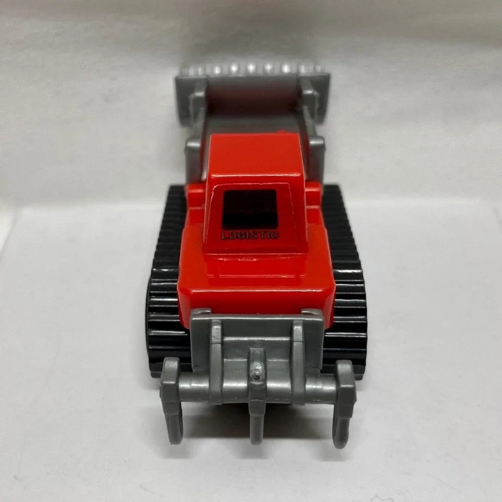 Bulldozer Truck Kids Toy Pullback Play Action Rubber Tires Construction Vehicle
